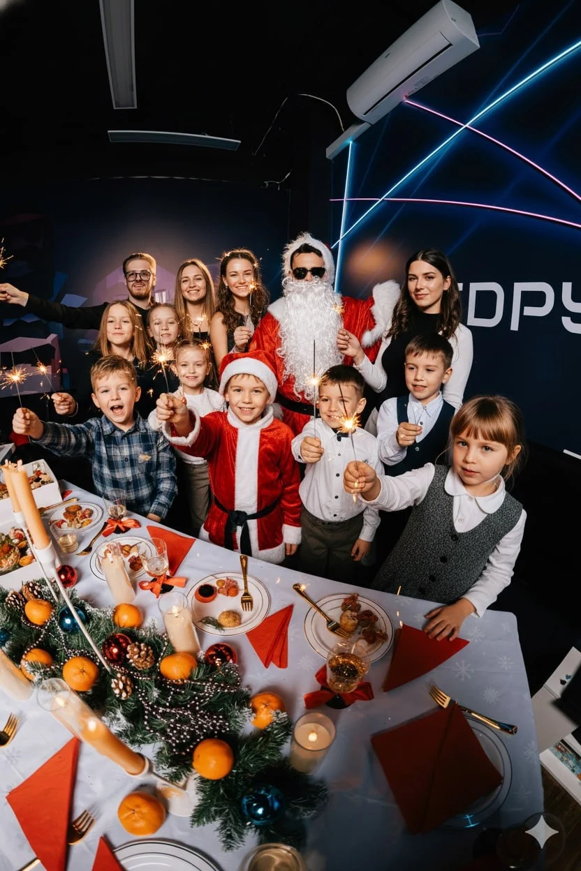 Новогодний праздник с детьми и взрослыми на арене «Другие Миры» в Перми